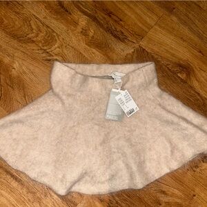 FLARED MOHAIR-BLEND SKIRT